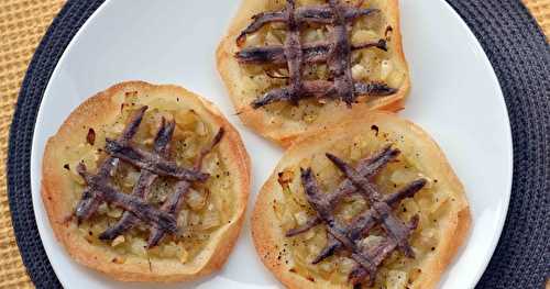 Tartelettes de bricks façon pissaladière !