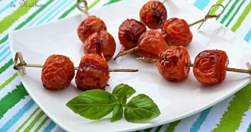 Tomates cerise caramélisées au vinaigre balsamique