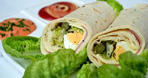 Wraps façon "club" et ses sauces !