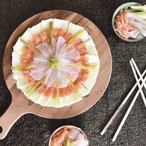 Gâteau de sushis maison