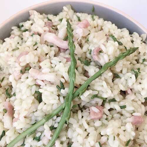 Risotto d’asperges sauvages maison