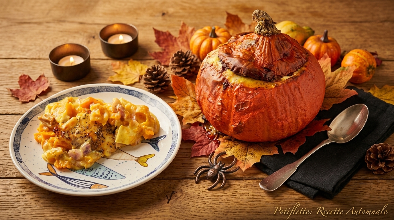 ➤ Potiflette : la Tartiflette dans un Potiron, une Recette Fondante et Gourmande !🎃