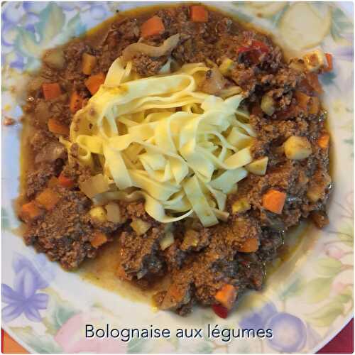 Bolognaise aux légumes