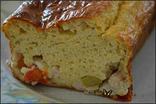 Cake au poulet mozzarella et boursin