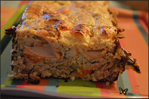 Cake au thon et surimi