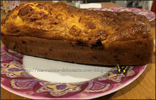 Cake aux dès de jambon et tomates cerises