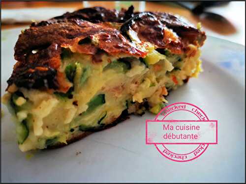 Cake poulet courgette tartiflette