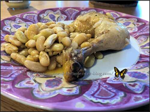 Cuisses de poulet et ses haricots blancs au cookeo