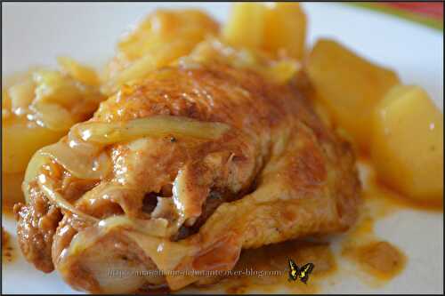 Délice de poulet pommes de terre et sa sauce Worcester