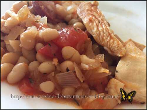 Dinde au chorizo et ses haricots blancs