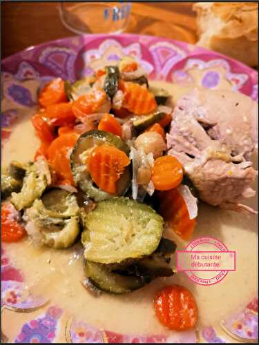 Filet mignon de porc et ses légumes avec Cooke easy