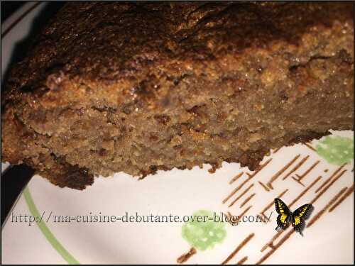 Gâteau au chocolat pommes et amandes