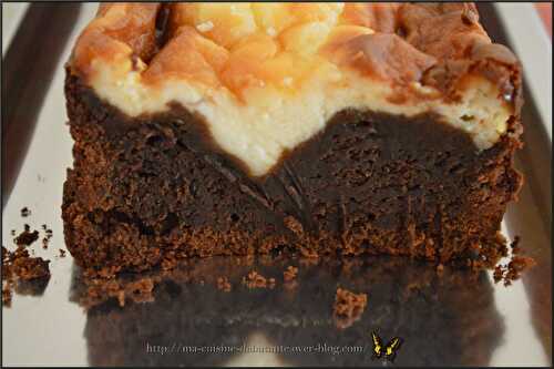 Gâteau bi couche chocolat mascarpone