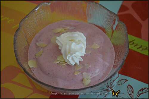 Glace minute à la fraise