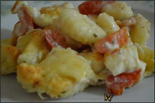 Gnocchis aux tomates mozzarella