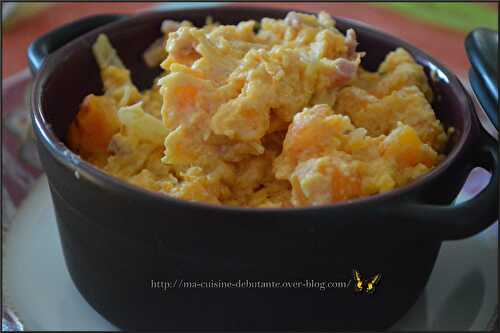 Gratin de courge butternut à la ricotta au Cooking chef gourmet