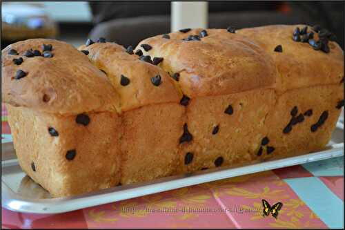 Ma brioche moelleuse aux pépites de chocolat