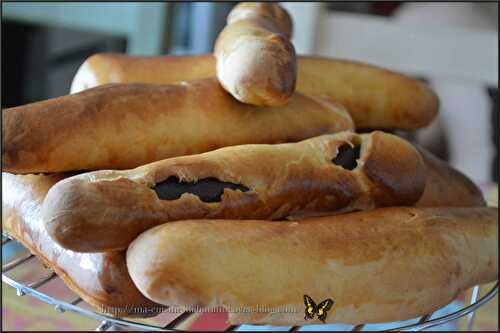 Minis baguettes viennoises au chocolat