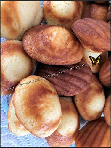 Minis madeleines avec le gaufrier snack collection