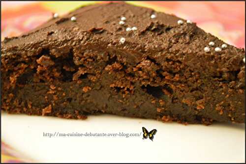 Mon fondant au chocolat