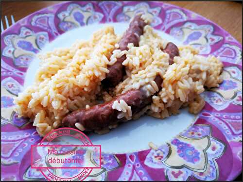Mon riz et ses merguez au cookeo