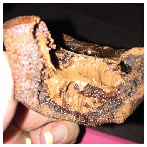 Muffins chocolat au coeur nutella