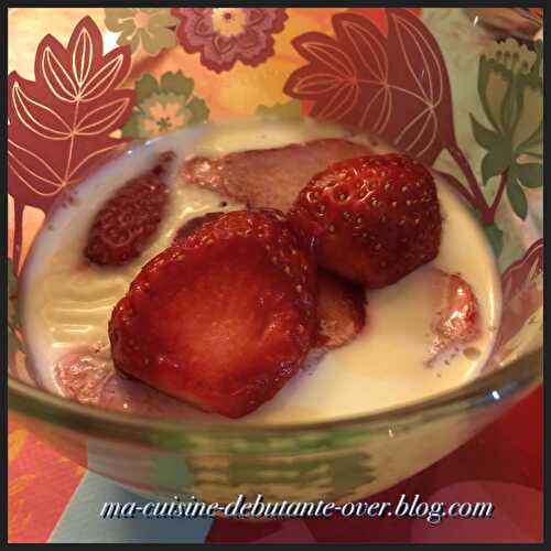 Panna Cotta fraises