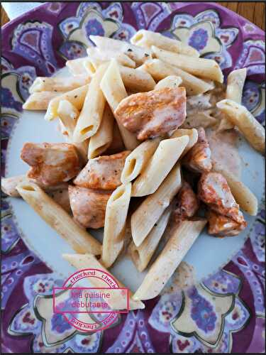 Penne au poulet et sa sauce philadelphia au cookeo