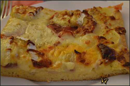 Pizza gourmande fromages