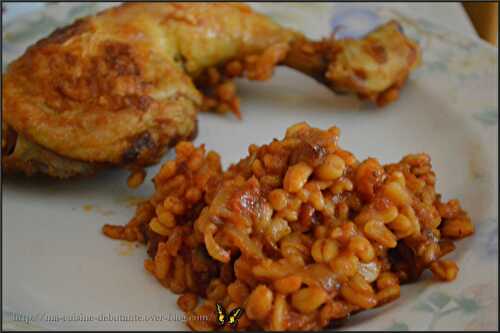 Poulet à l'indienne au blé