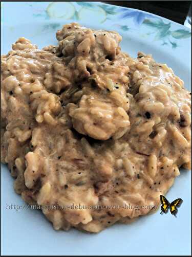 Poulet et son riz à la mascarpone au cookeo