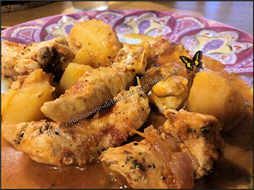 Poulet pommes de terre à l'épice espagnol