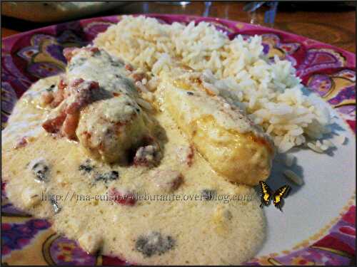 Quenelles roquefort au four