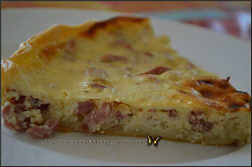 Quiche au carré frais bacon