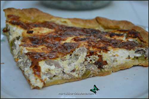 Quiche au thon feta poivron