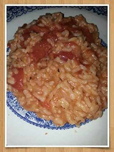 Risotto à la tomate