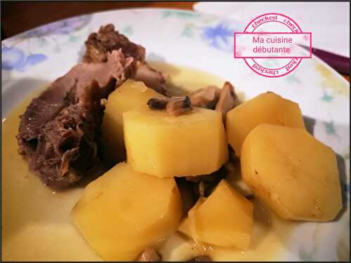 Rôti de porc aux pommes de terres champignons avec cookeo touch - Ma cuisine débutante