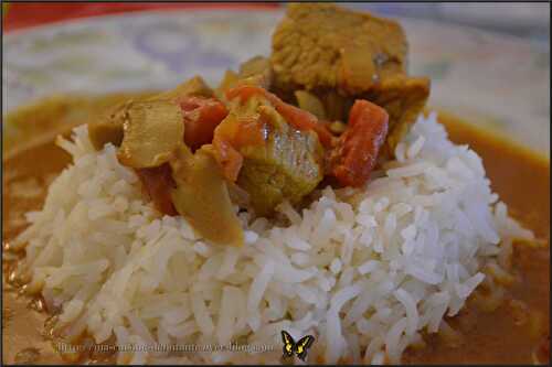 Sauté de porc à la pâte de curry doux