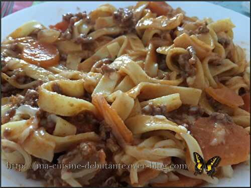 Tagliatelle bolognaise