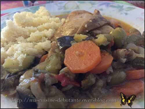 Tajine de poulet aux légumes