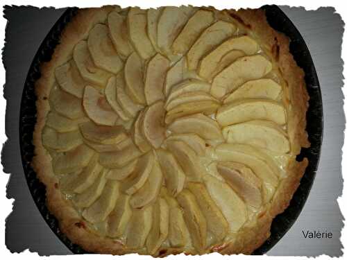 Tarte aux pomme a la crème patissiere