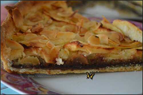 Tarte aux pomme frangipane chocolat