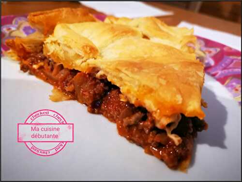 Tourte à la viande haché et son épice mexicaine