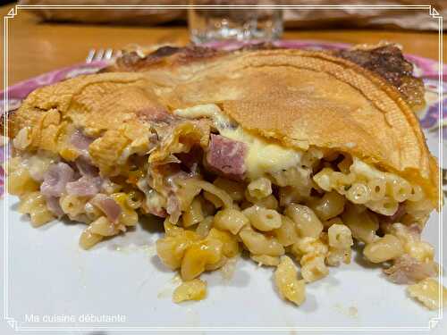 Gratin de coquillettes au reblochon au four