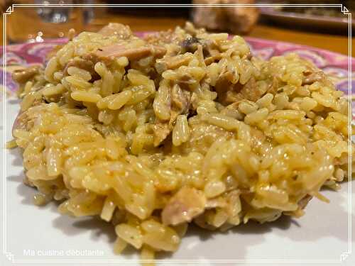 Mijoté de porc Columbo champignons et son riz avec cookeo