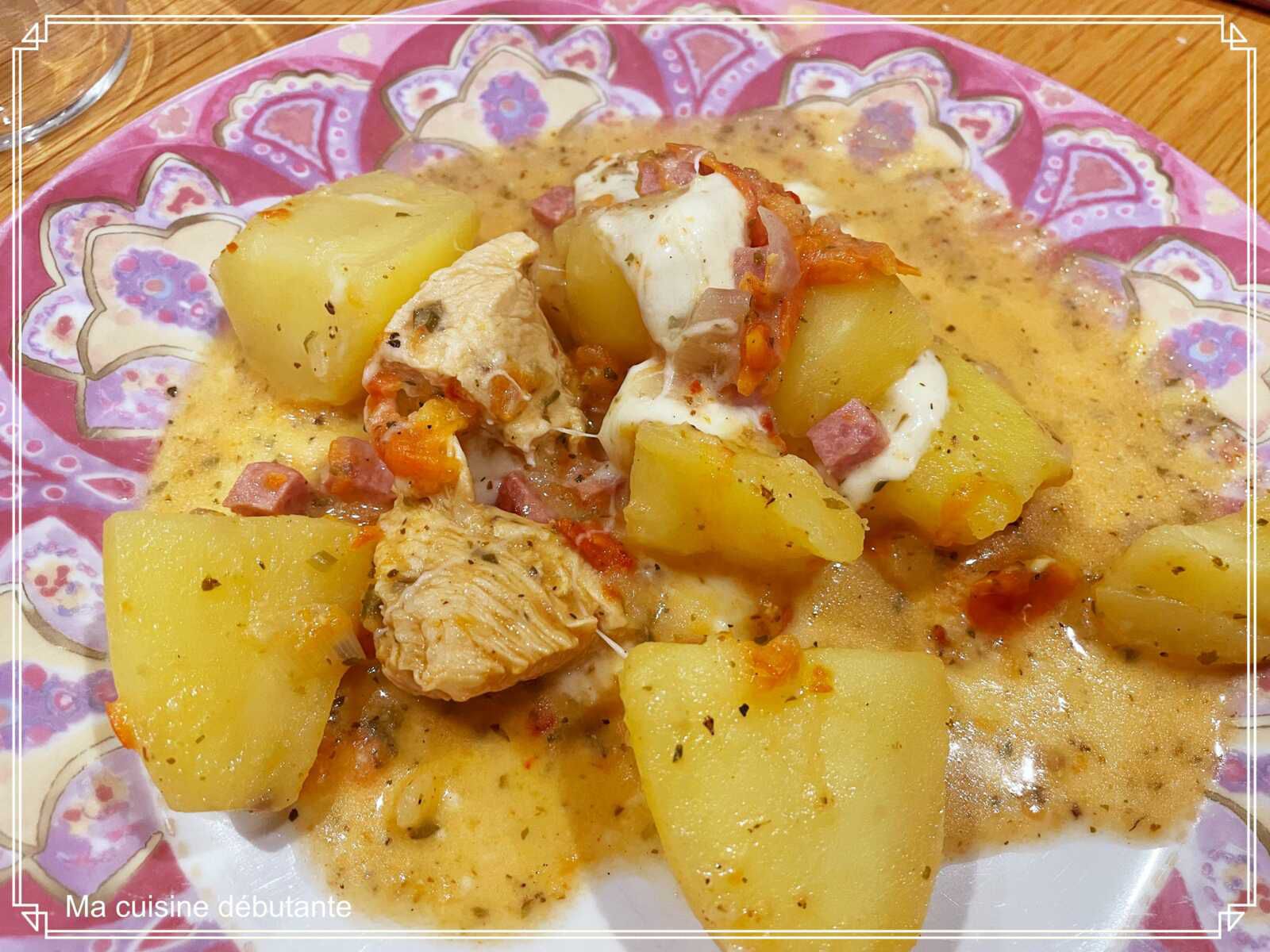 Mes pommes de terre poulet aux épices italiennes