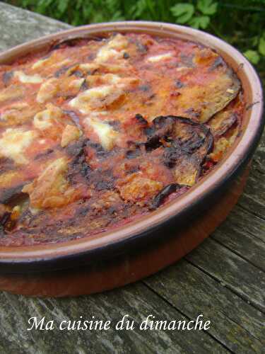 Aubergines alla parmigiana (melanzane alla parmigiana)