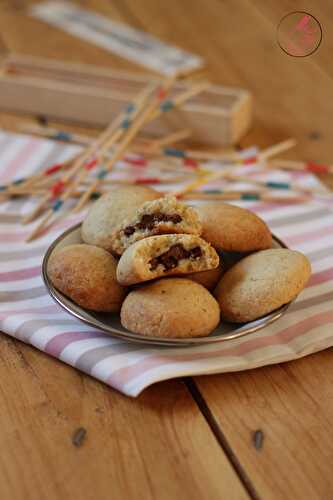 Biscuits fourrés au chocolat