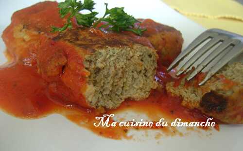 Boulettes de sardines à la menthe & à la tomate