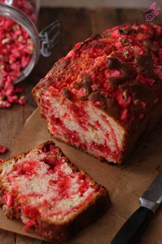 Cake aux pralines roses